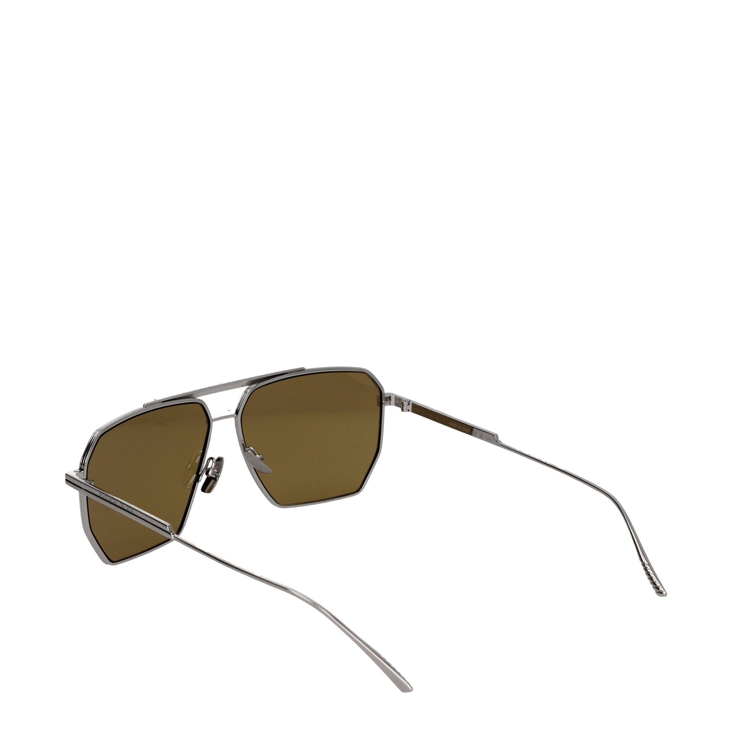 Bottega Veneta Sunglasses Men Metal Silver/Light Brown