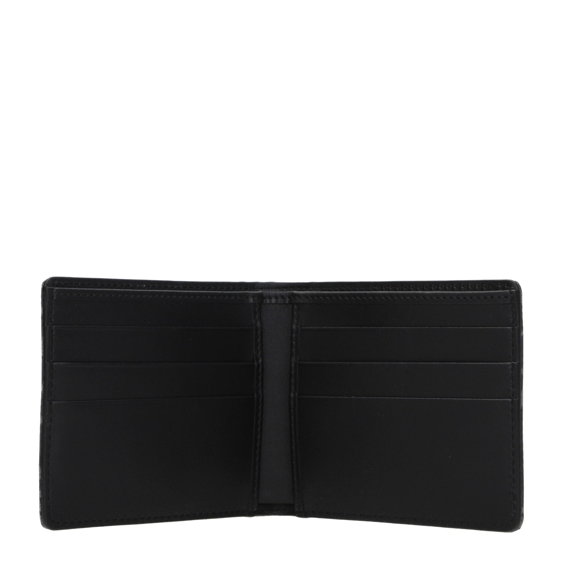 Dolce&Gabbana Wallets Men Fabric  Black/Grey