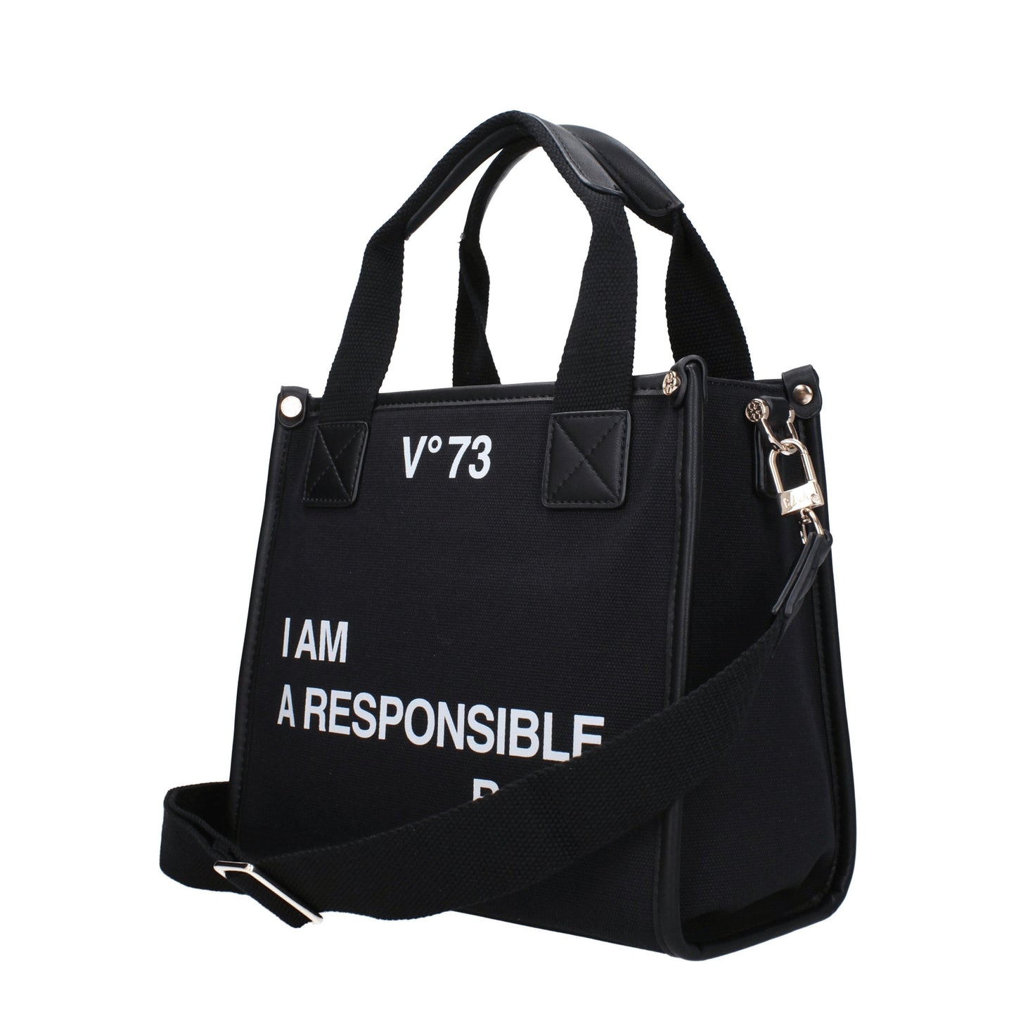 V°73 Handbags Women Fabric  Black