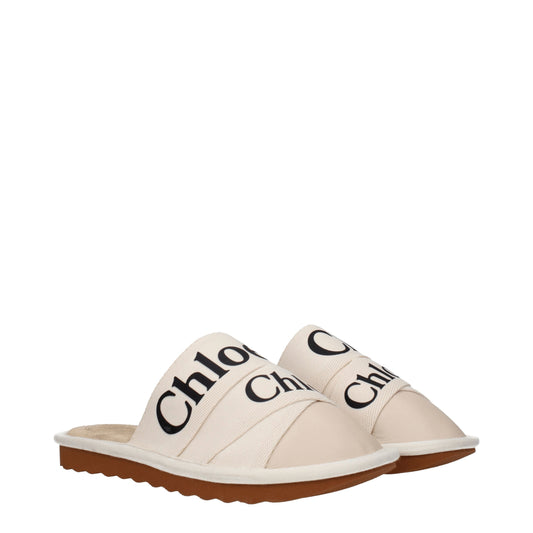 Chloé Women's Sandals & Slippers in Leather Beige