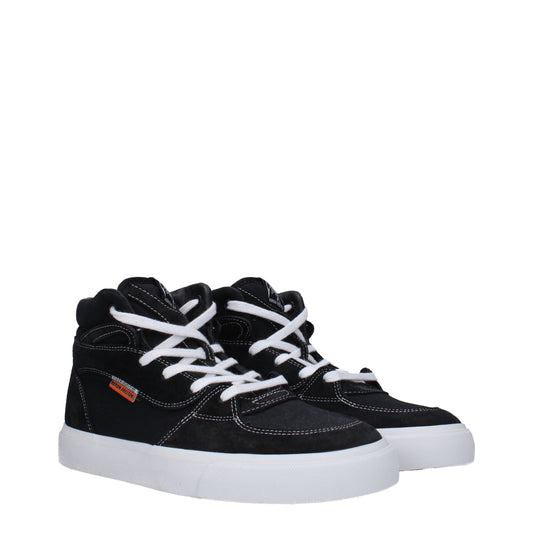 Heron Preston Men's Sneakers in Suede Black