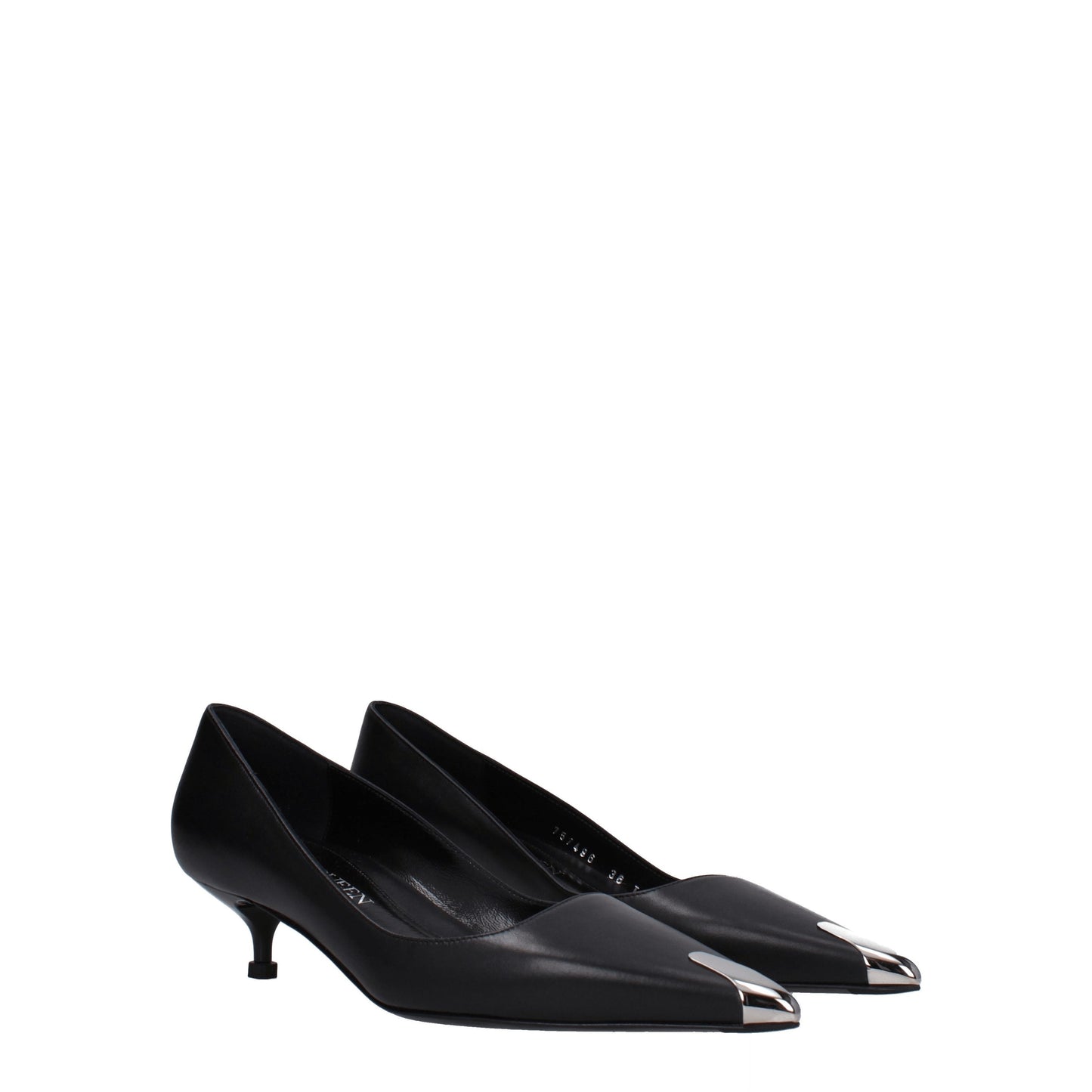 Alexander McQueen Women's Pumps in Leather Black