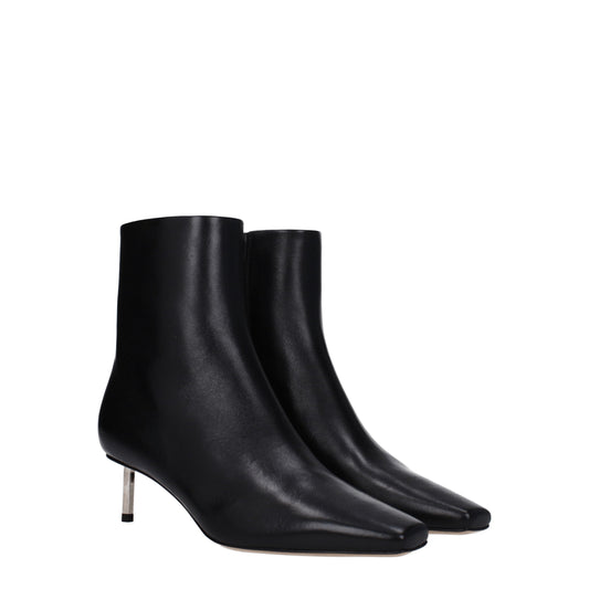 Off-White Women's Boots in Leather Black