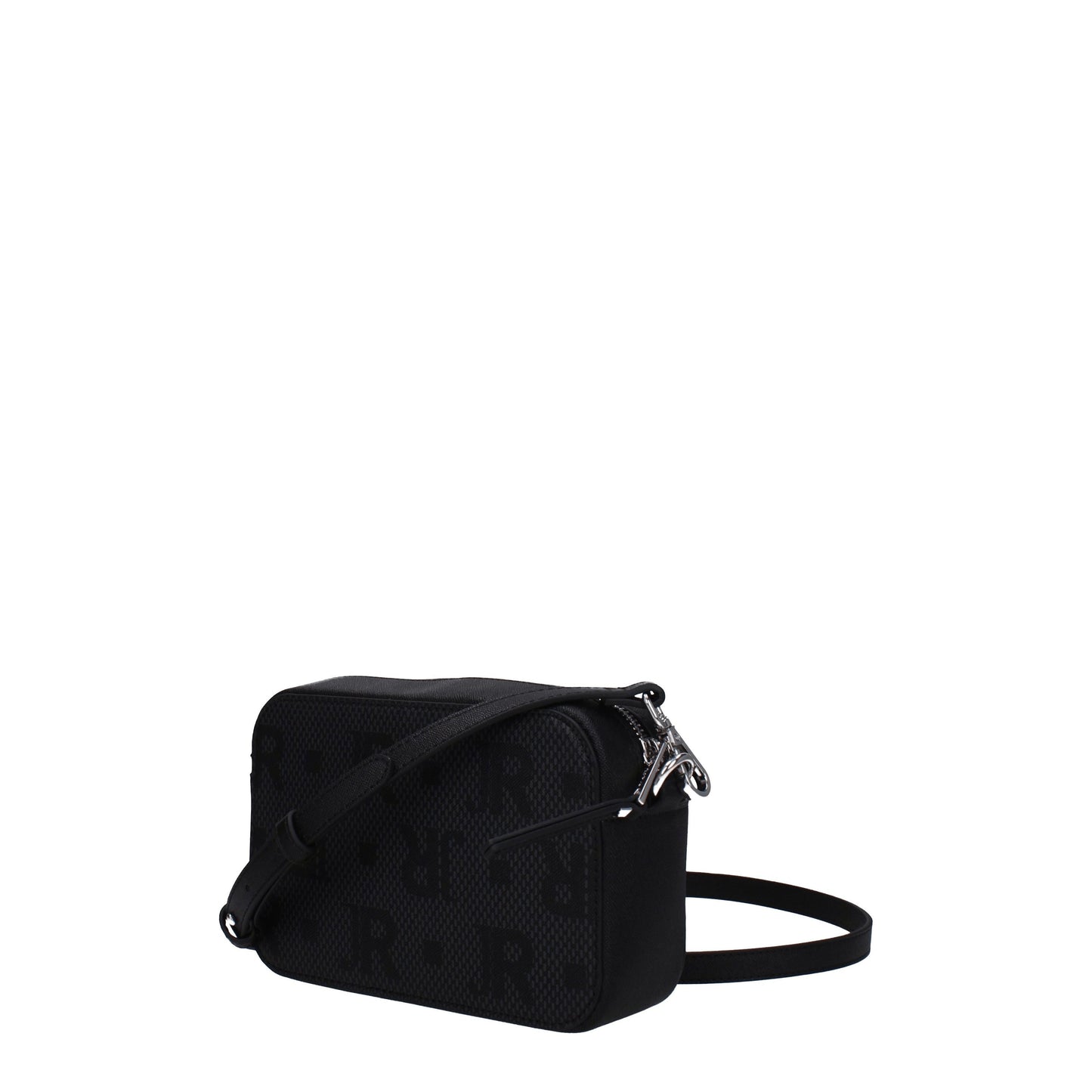 John Richmond Crossbody Bags Women Polyurethane Black/Grey