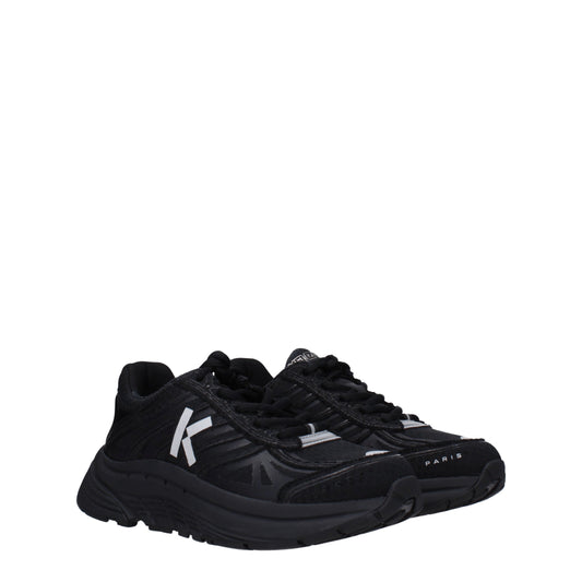 Kenzo Women's Sneakers in Fabric  Black