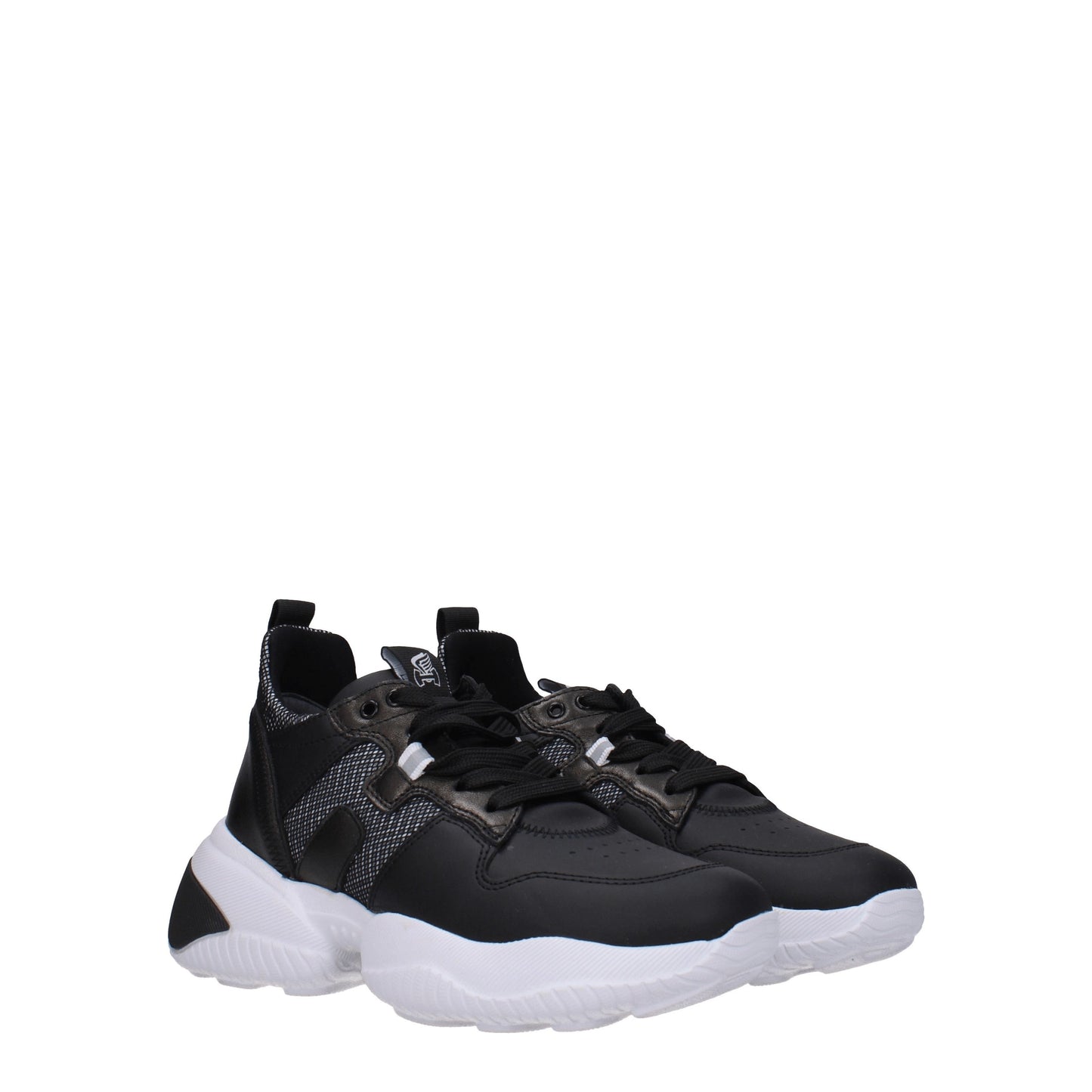 Hogan Women's Sneakers in Leather Black