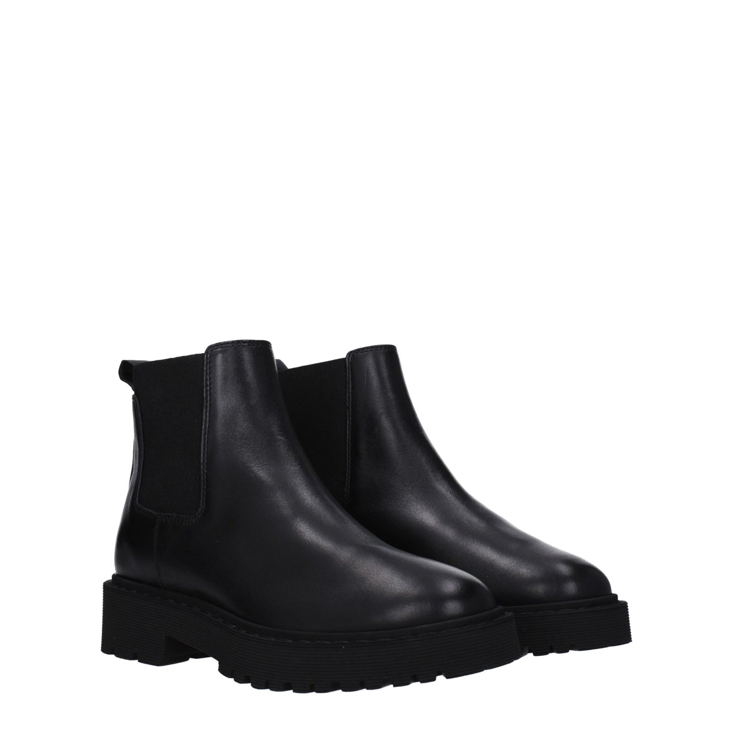 Hogan Women's Boots in Leather Black