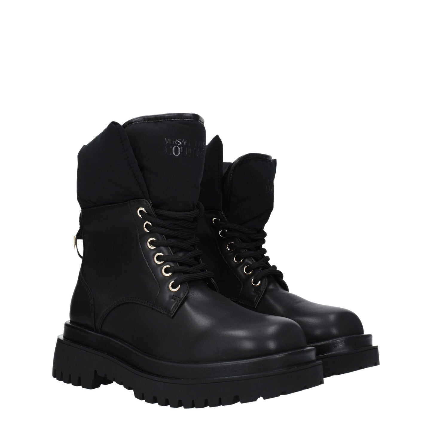 Versace Jeans Women's Boots in Polyurethane Black