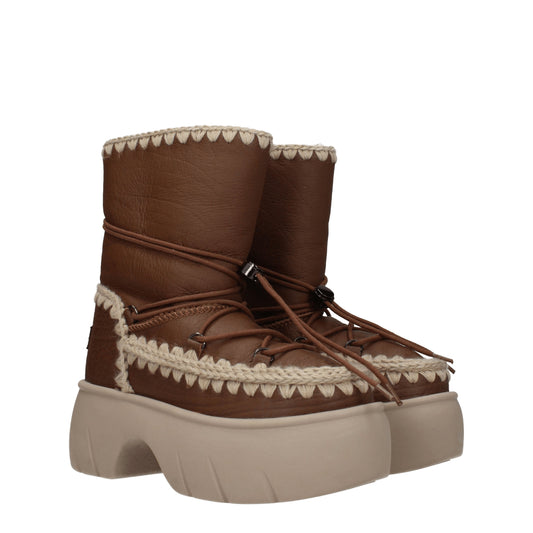 Mou Women's Boots in Leather Brown