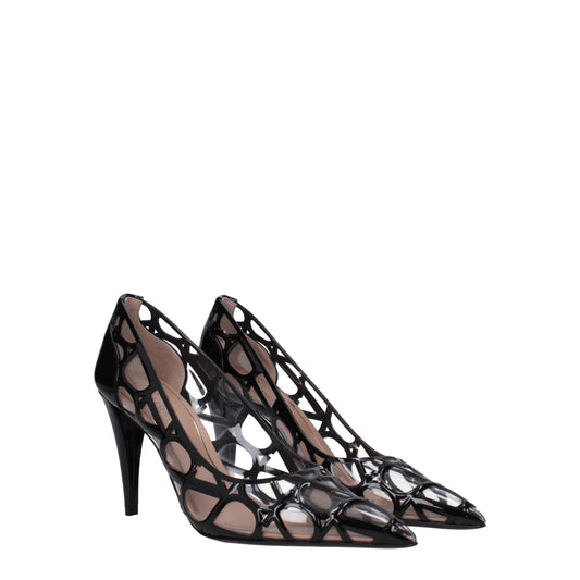 Valentino Garavani Women's Pumps in PVC Transparent/Black