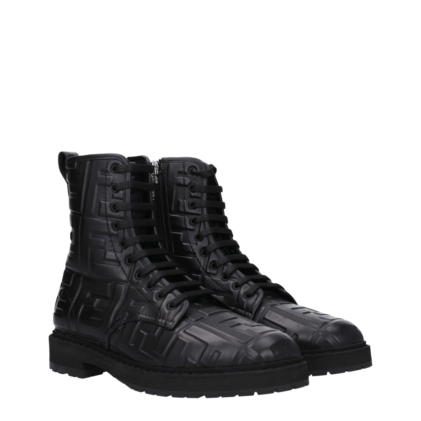 Fendi Women's Boots in Leather Black