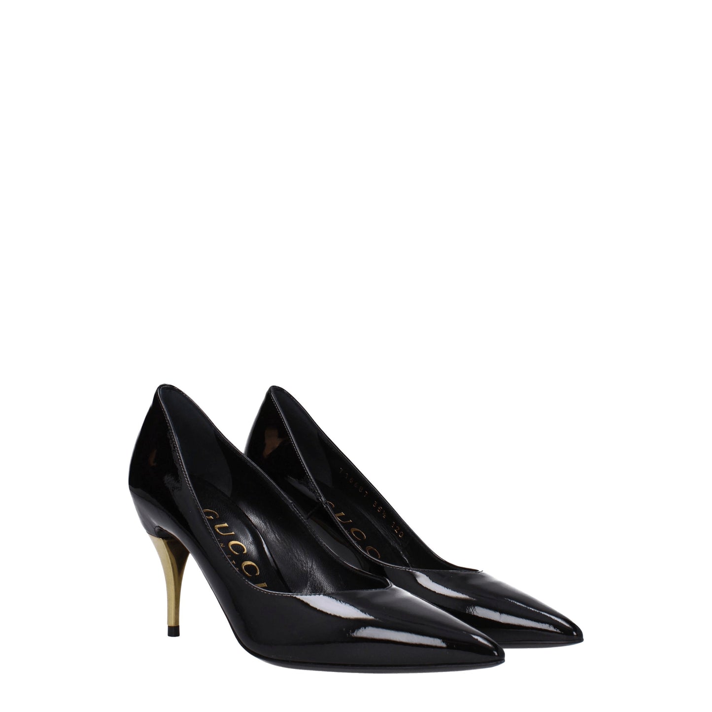 Gucci Women's Pumps in Patent Leather Black