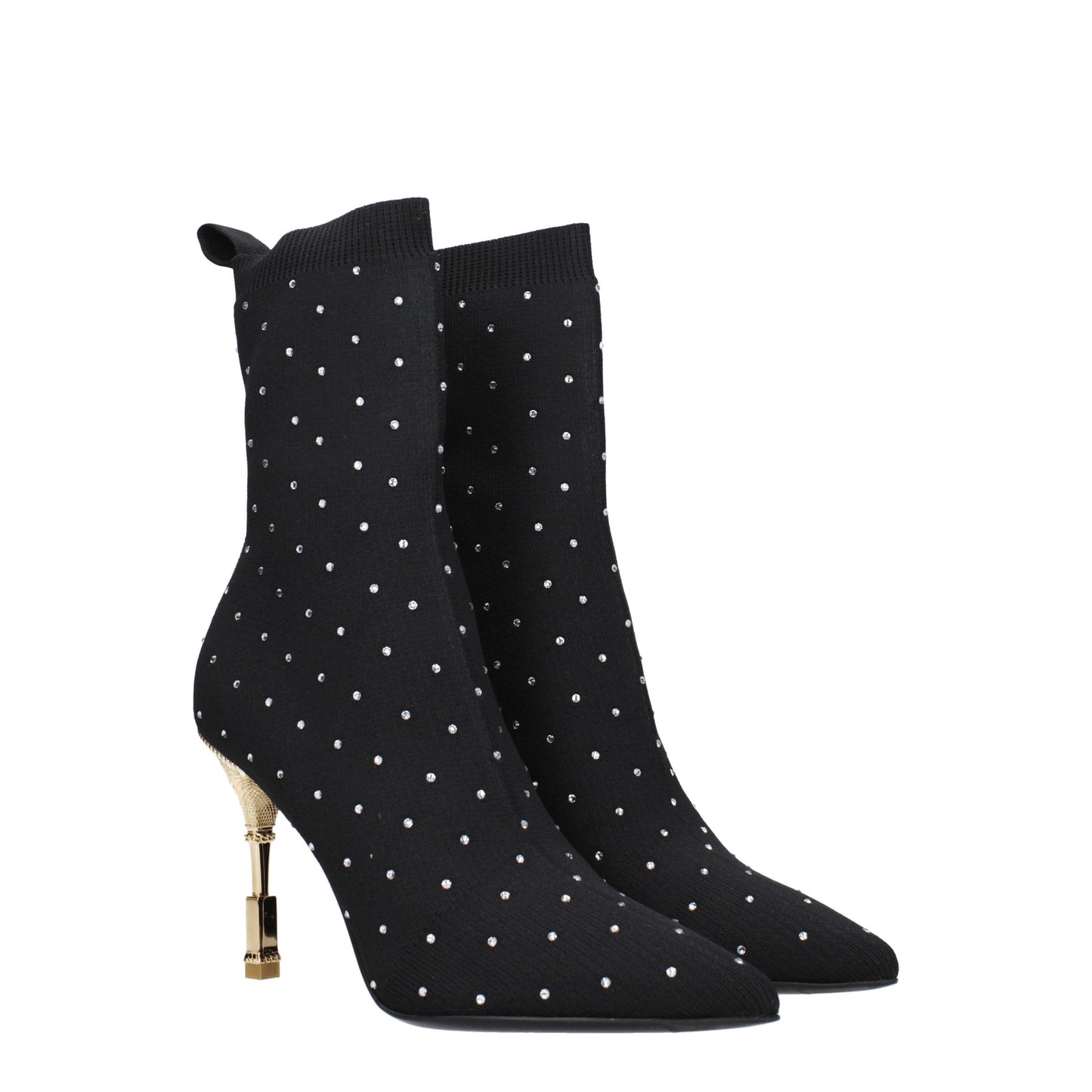 Balmain Women's Boots in Fabric  Black