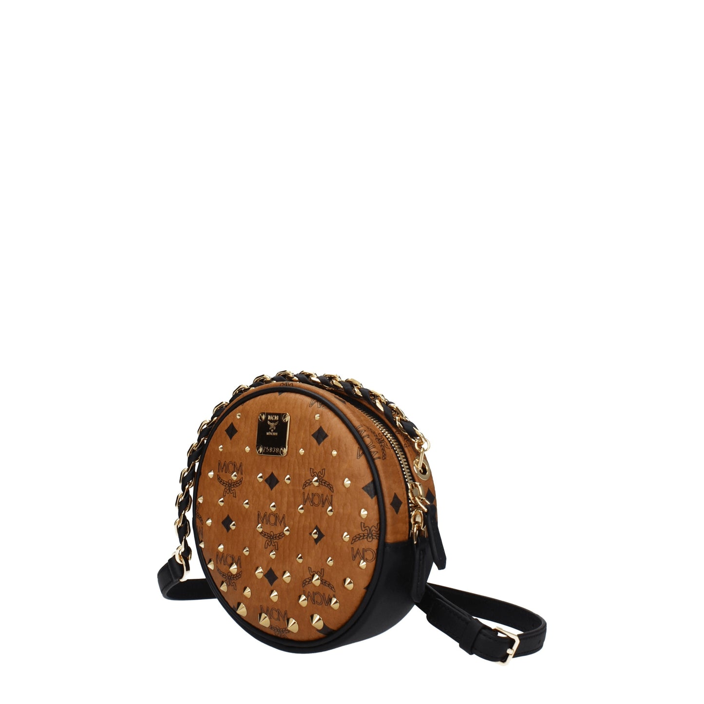 MCM Crossbody Bags Women Leather Brown/Black