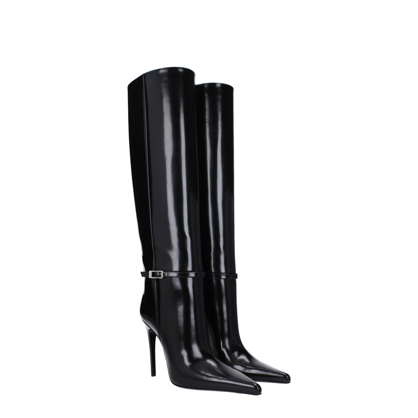 Saint Laurent Women's Boots in Leather Black