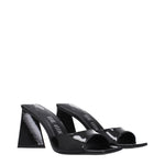 The Attico Sandals Women Patent Leather Black