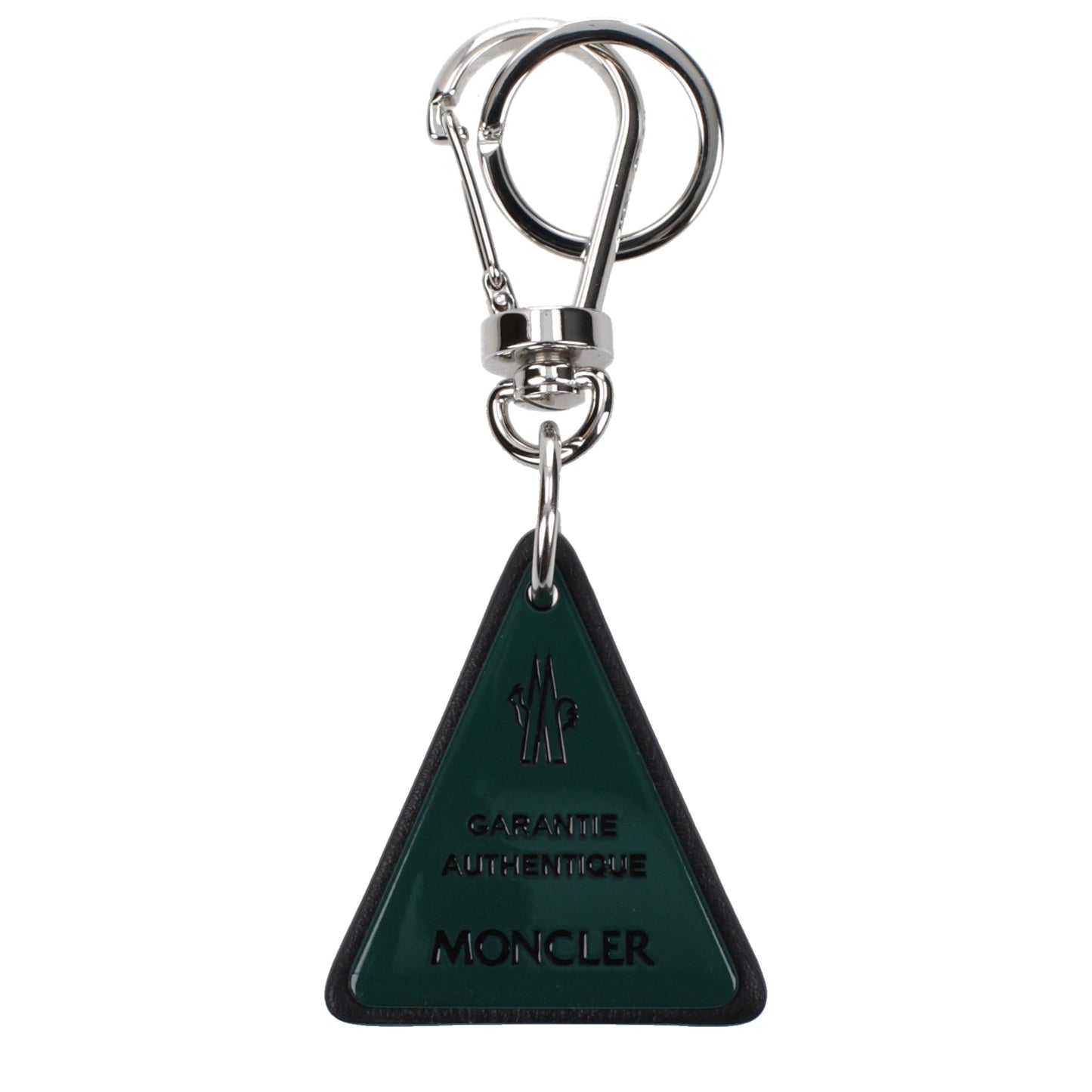 Moncler Keychain Men Metal Green