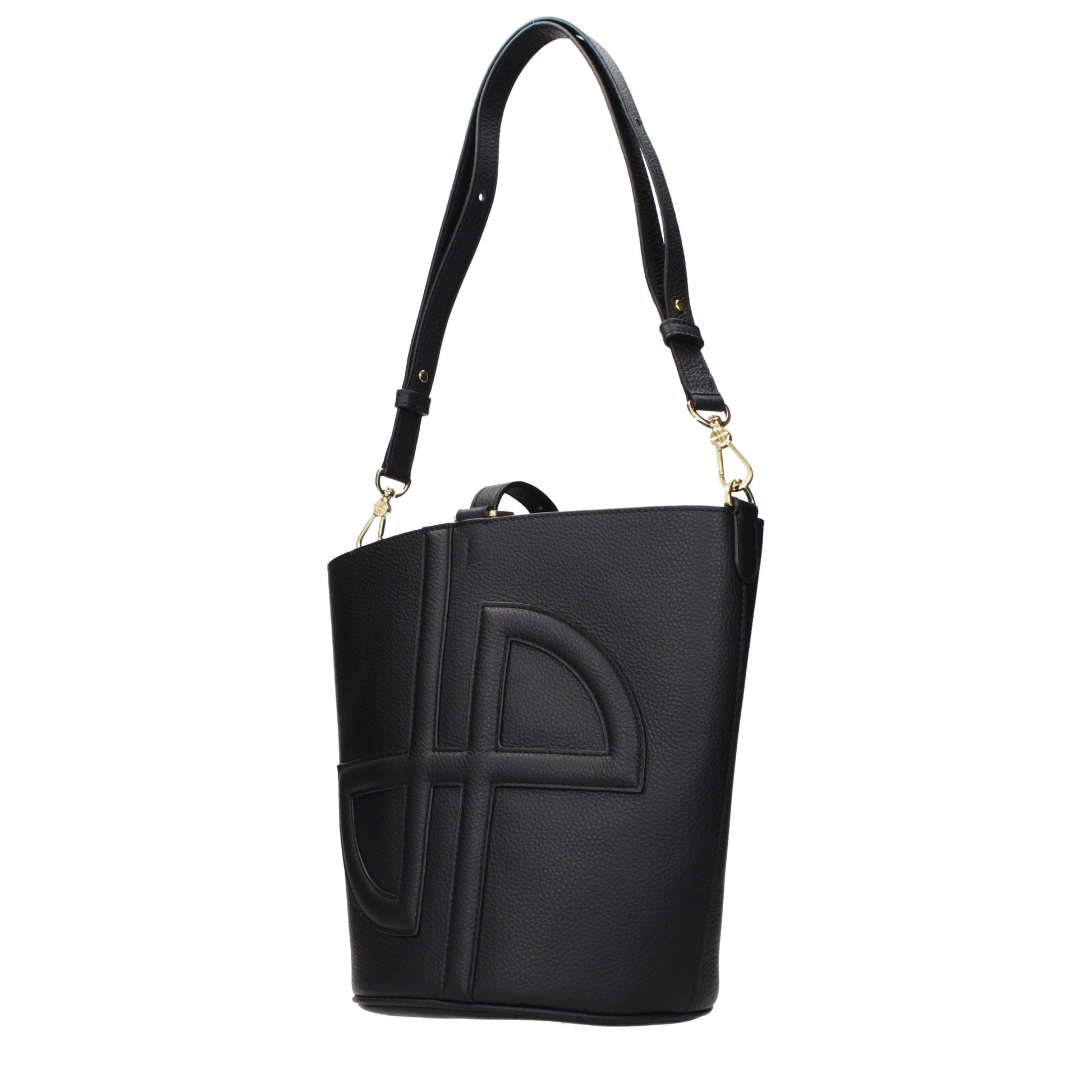 Patou Crossbody Bags Women Leather Black