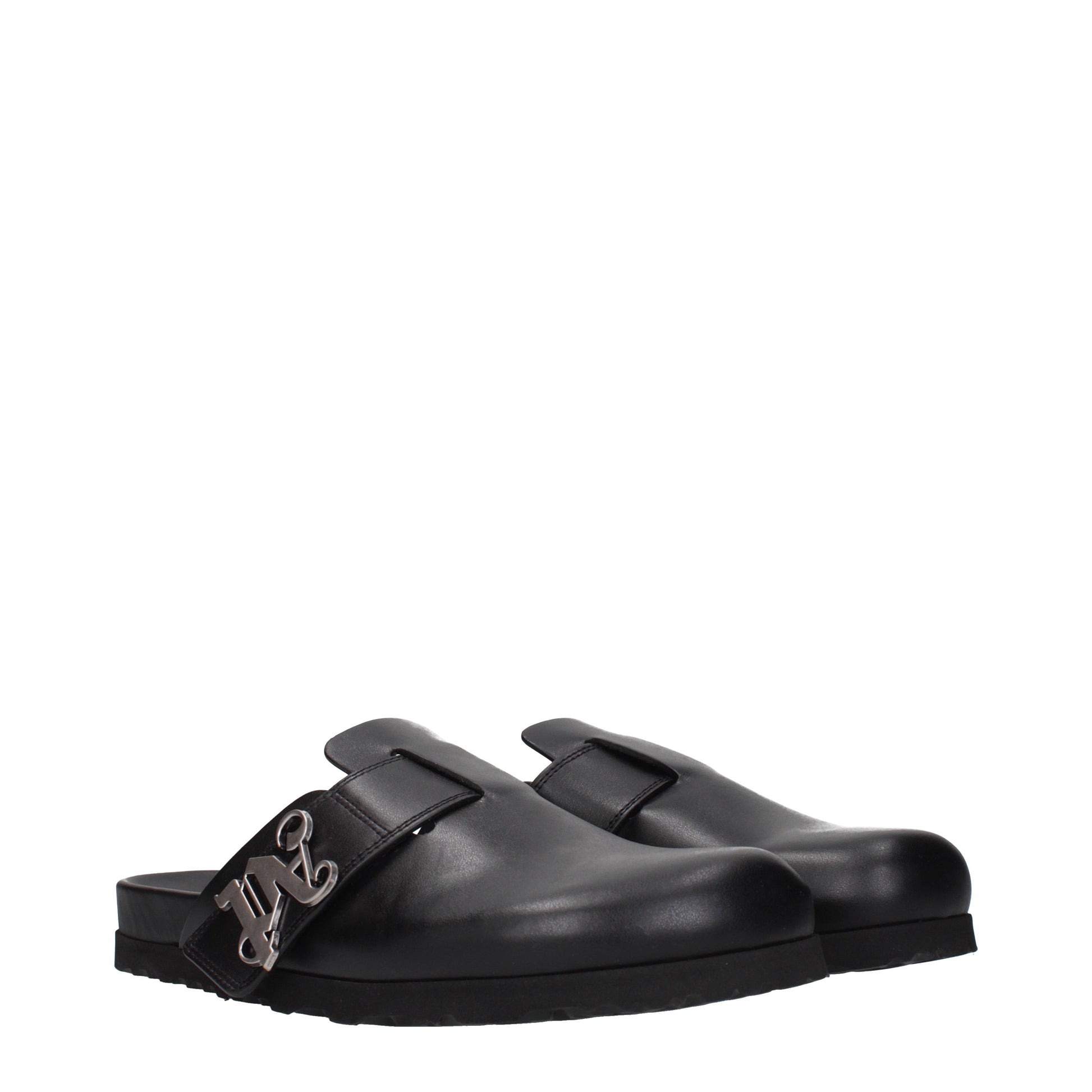 Palm Angels Men's Slippers and Clogs Leather