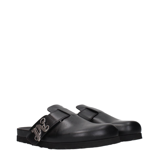 Palm Angels Men's Slippers and Clogs Leather