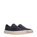 Hogan Slip on Men Suede Blue
