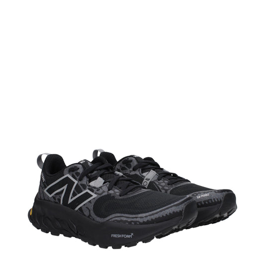 New Balance Men's Sneakers in Fabric  Black/Grey