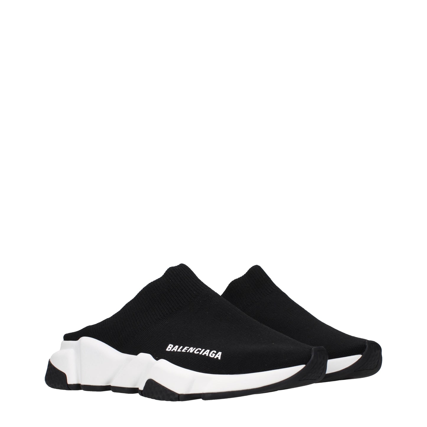 Balenciaga Slippers and Clogs Women Fabric  Black