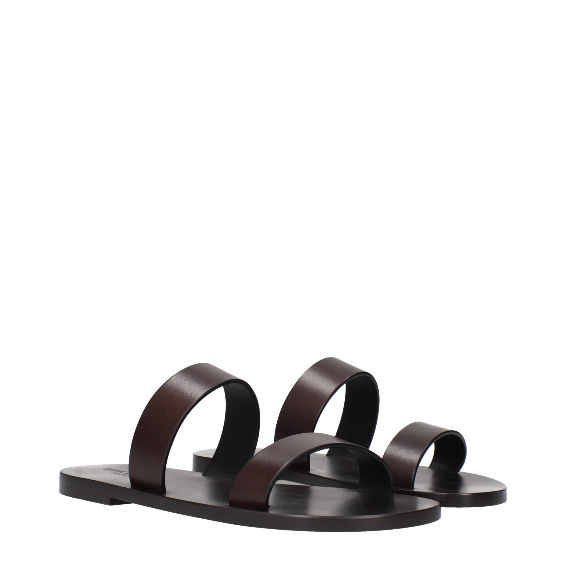 Saint Laurent Men's Slippers and Clogs Leather