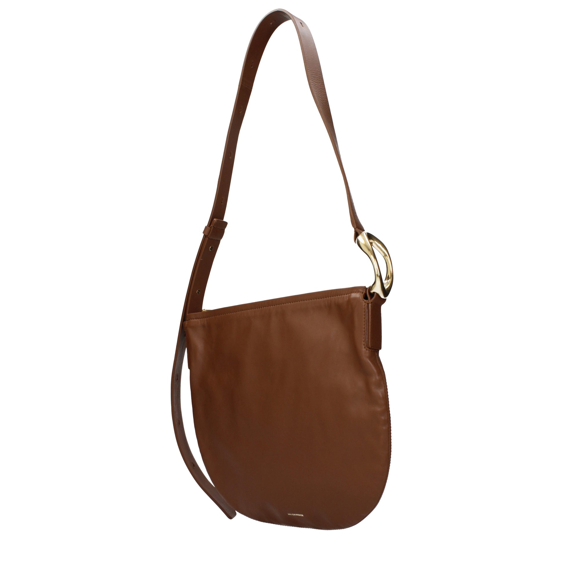 Jil Sander Crossbody Bags Women Leather Brown