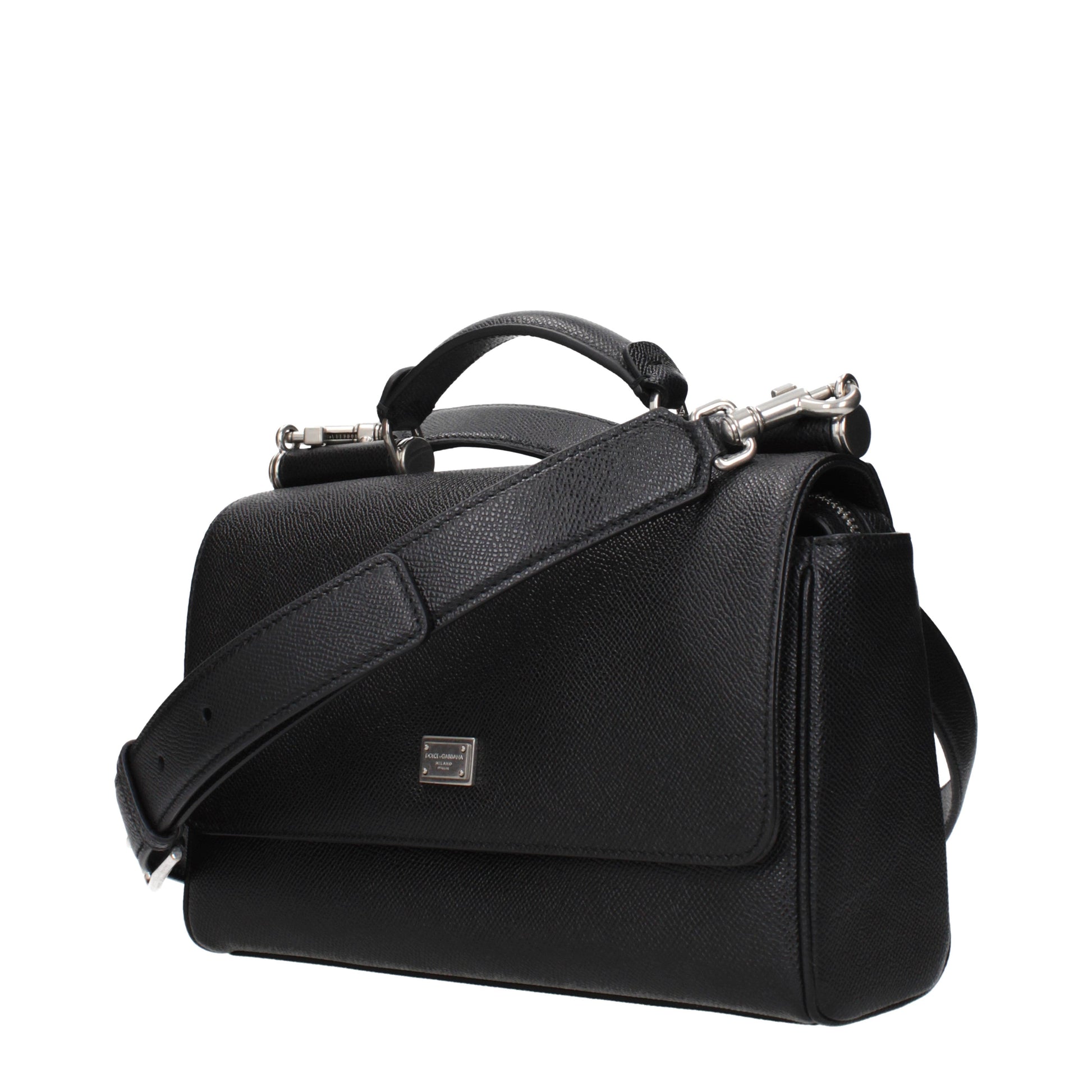 Dolce&Gabbana Handbags Men Leather Black