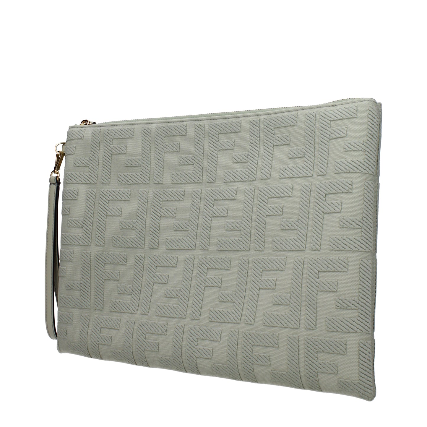 Fendi Women's Clutches Fabric Tea