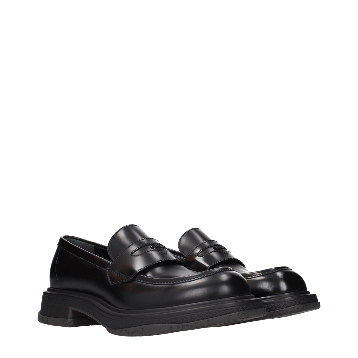 Gucci Loafers Men Leather Black
