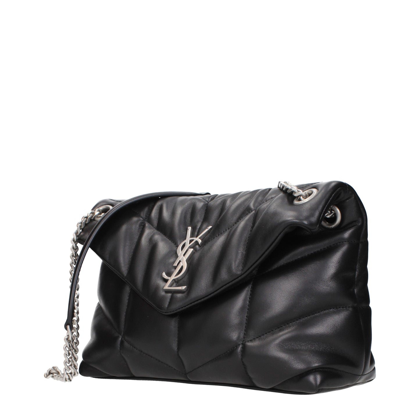 Saint Laurent Shoulder Bags Women Leather Black