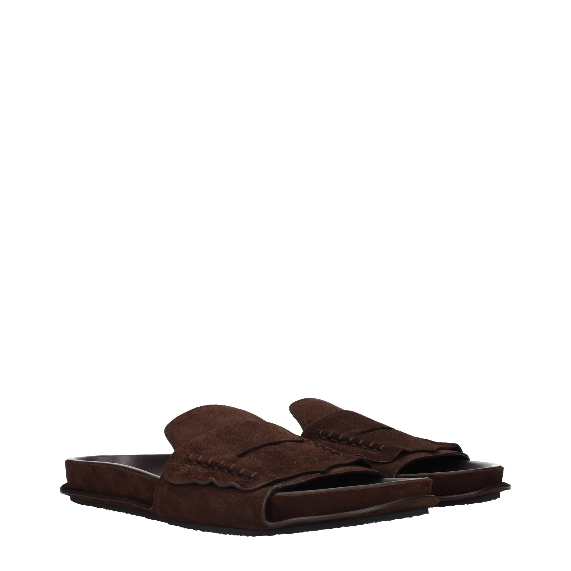 Jacquemus Men's Slippers and Clogs Suede