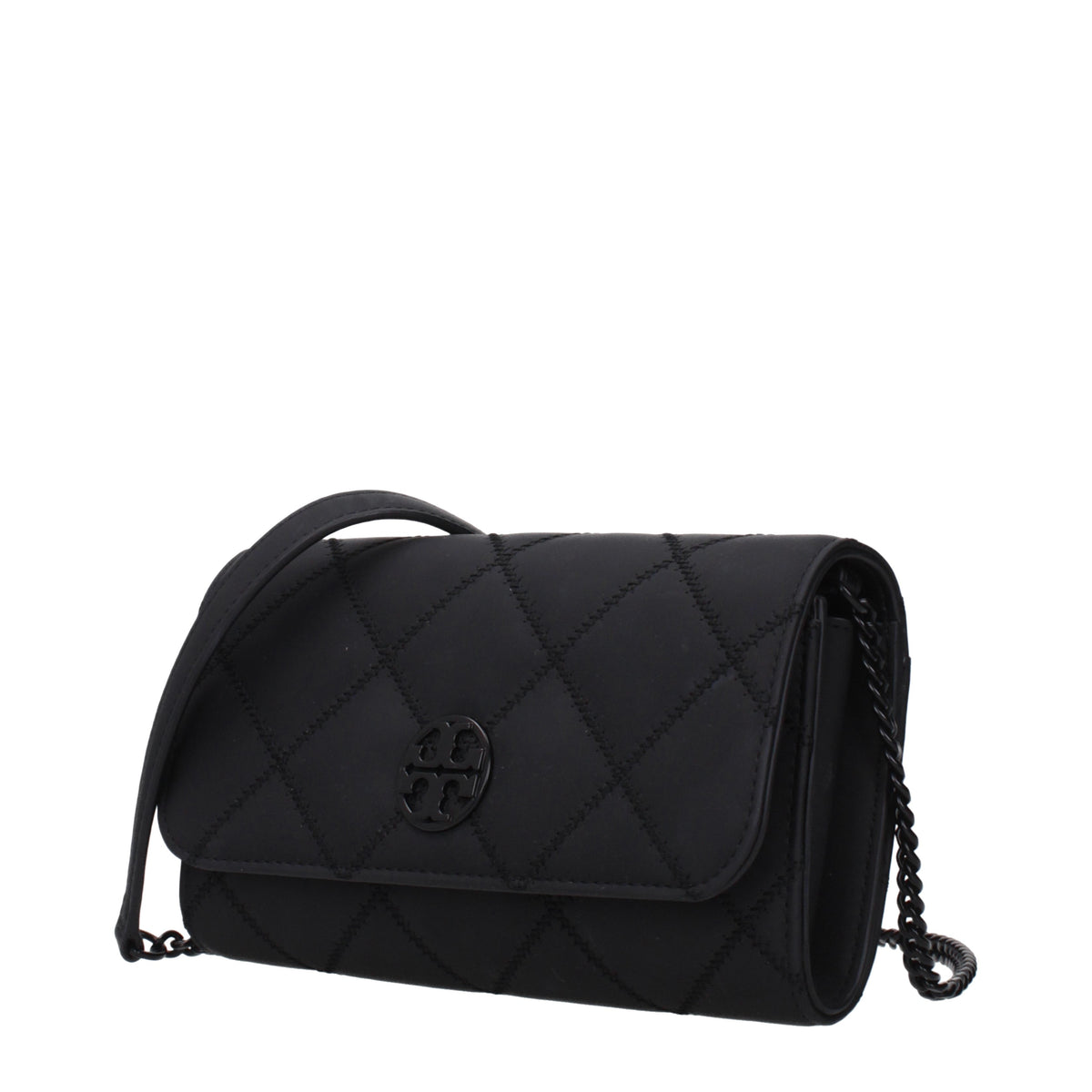 Tory Burch Clutches Women Rubberized Leather Black