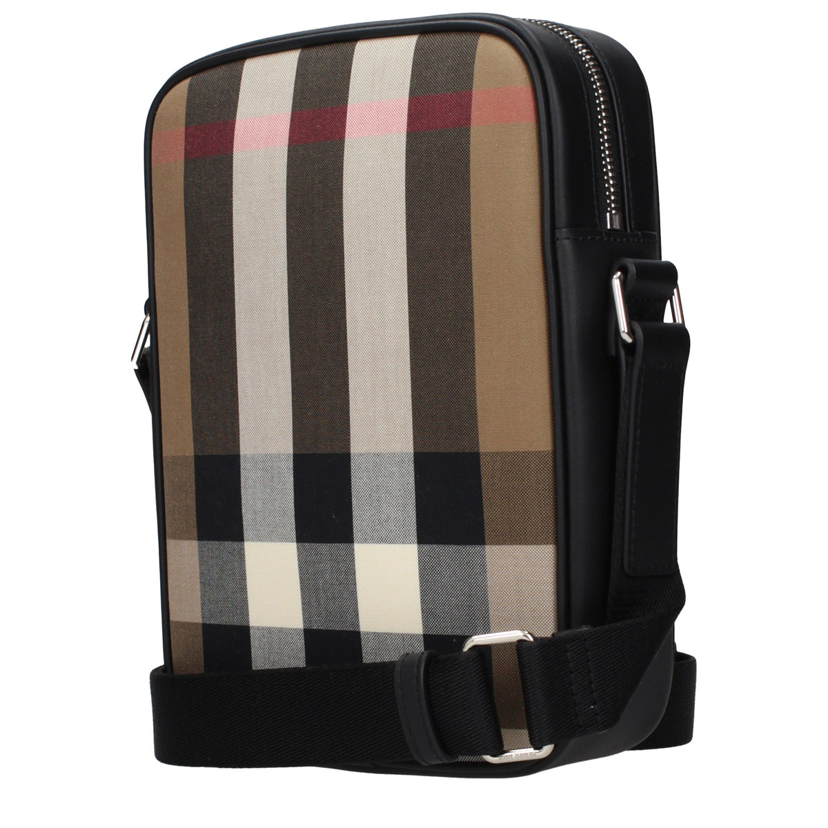 Burberry Crossbody Bags Men Fabric  Beige/Black