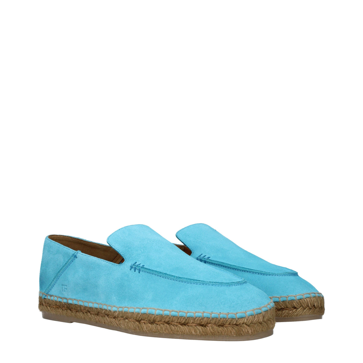 Tom Ford Espadrilles Men Suede Blue/Water