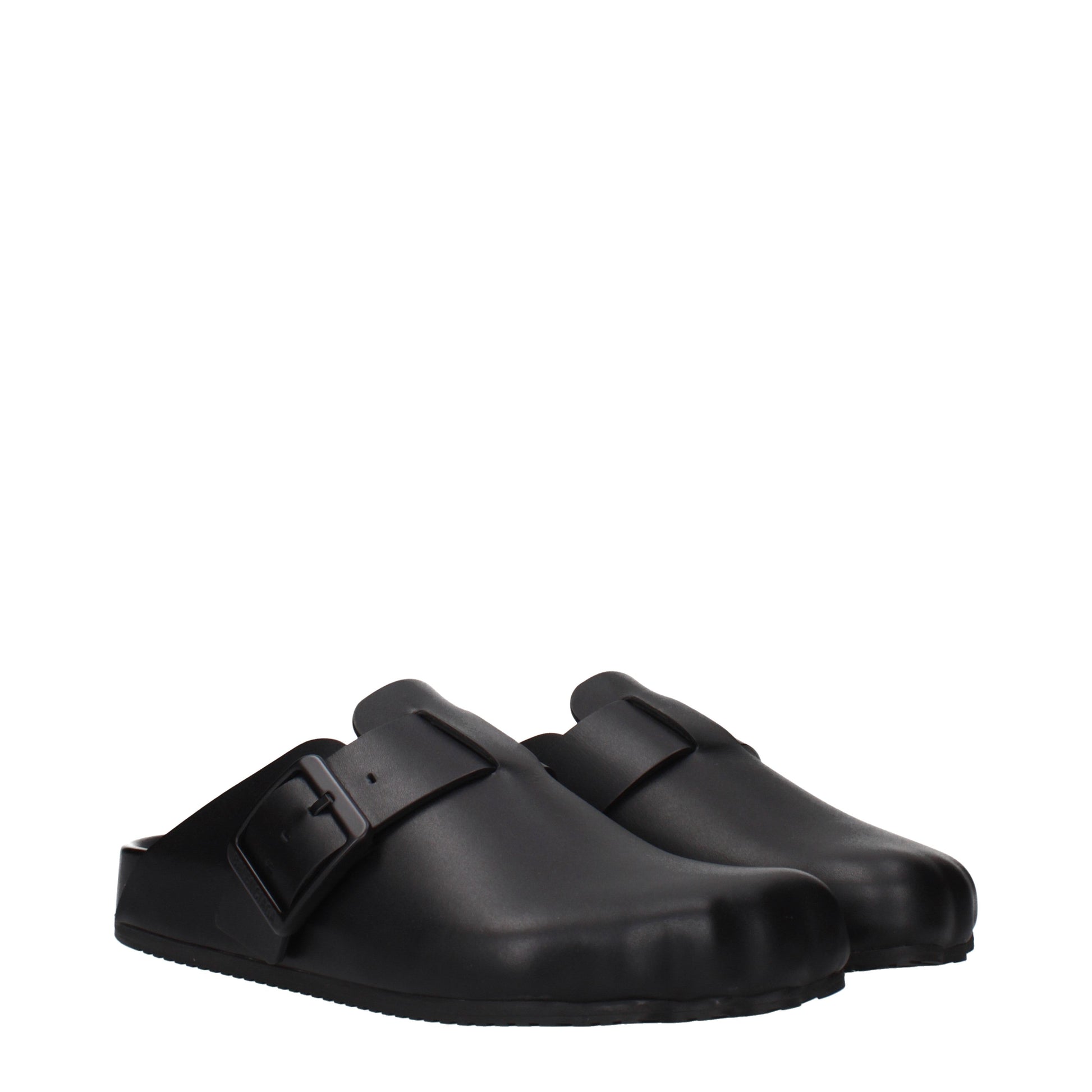 Balenciaga Slippers and Clogs Women Leather Black