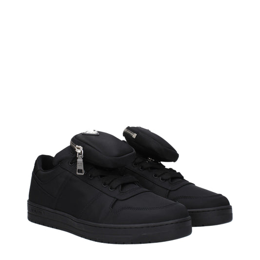 Prada Men's Sneakers in Nylon Black