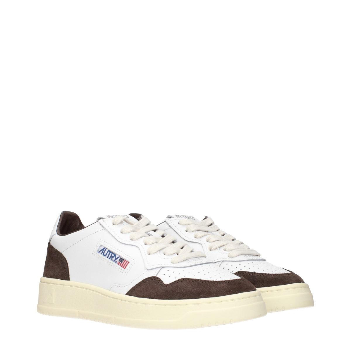 Autry Sneakers Women Leather White/Mahogany