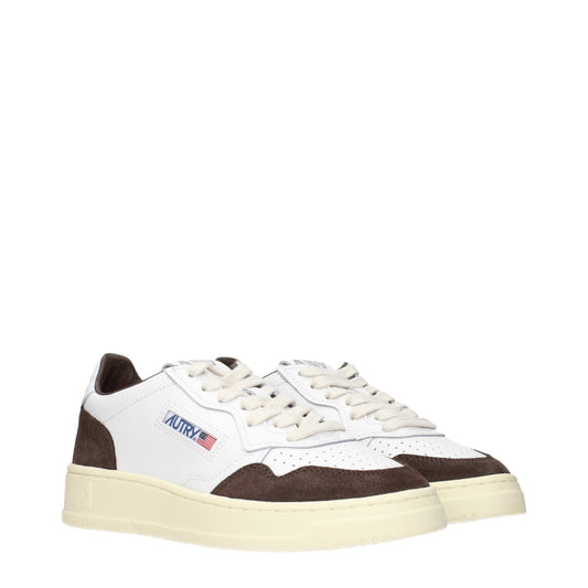 Autry Sneakers Women Leather White/Mahogany