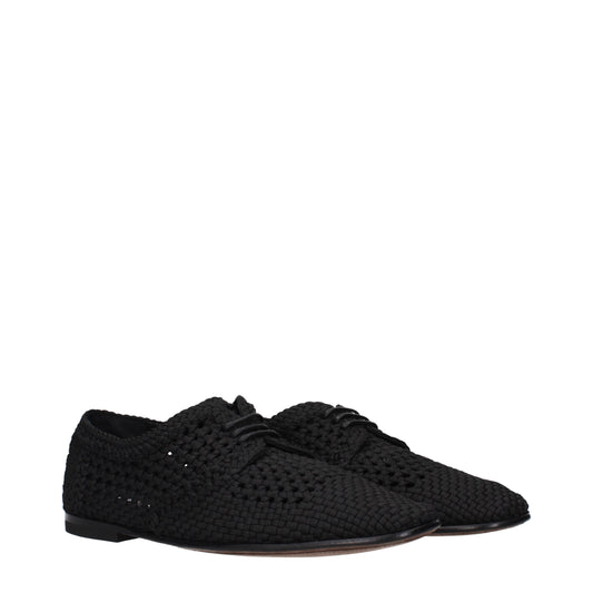 Dolce&Gabbana Men's Lace up and Monkstrap Fabric