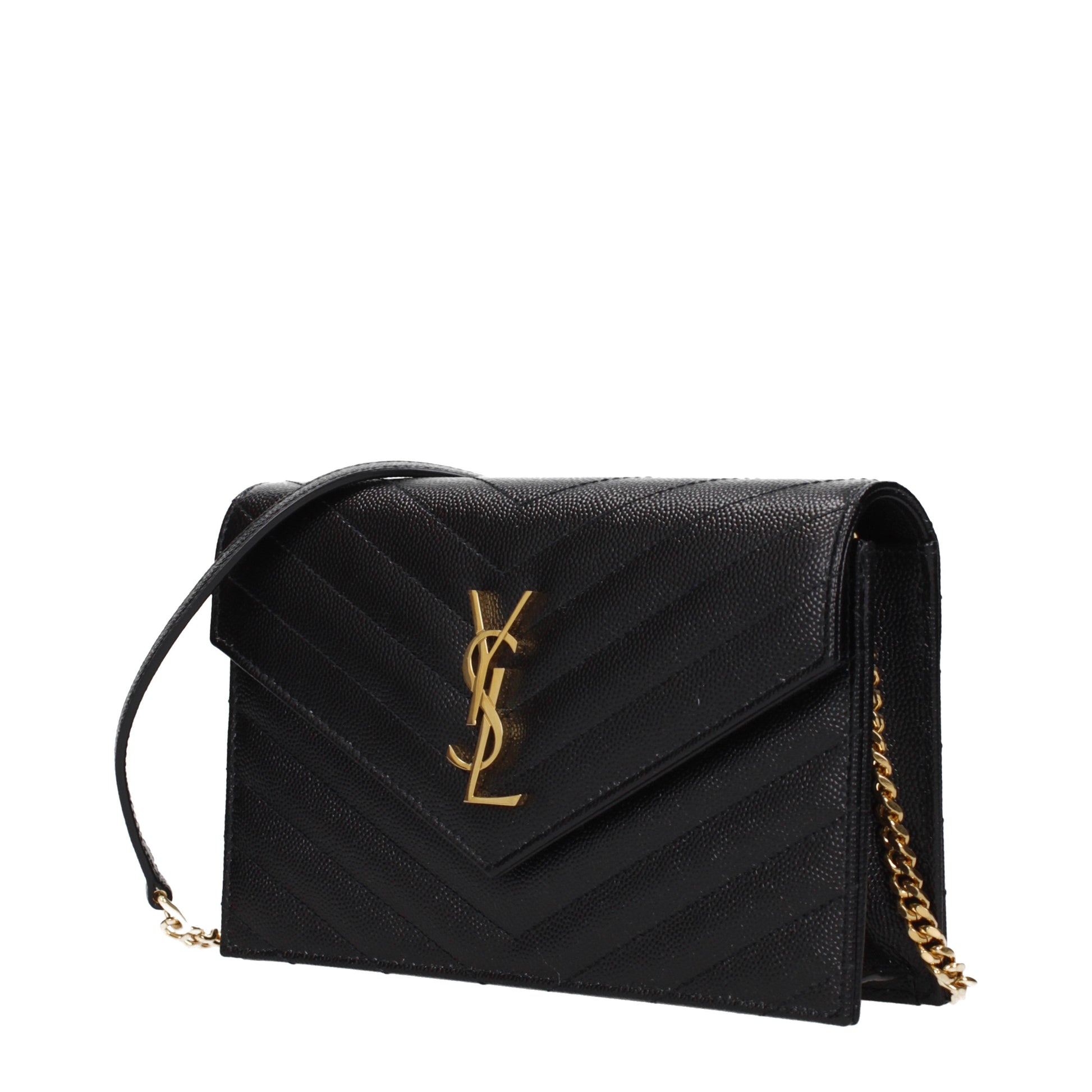 Saint Laurent Crossbody Bags Women Leather Black