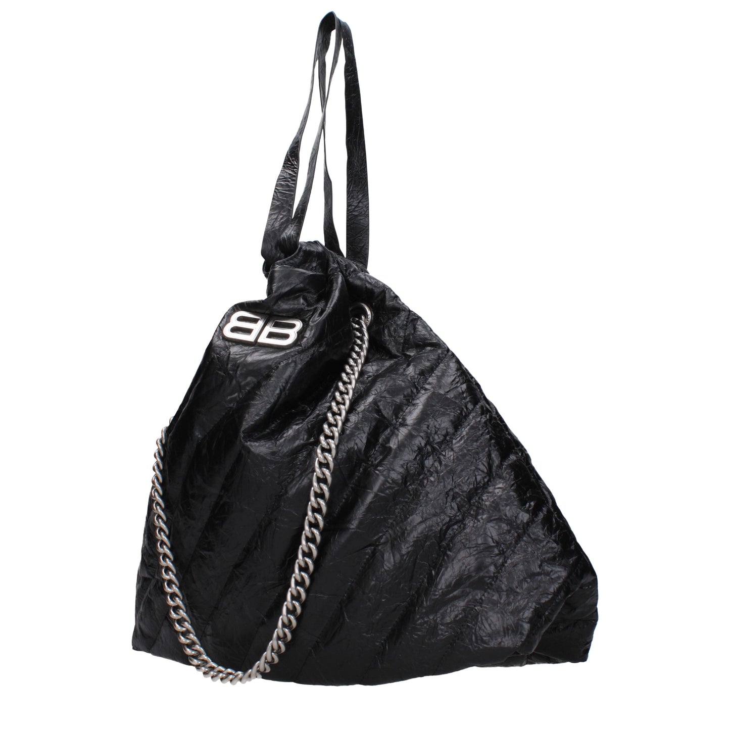 Balenciaga Shoulder Bags Women Leather Black