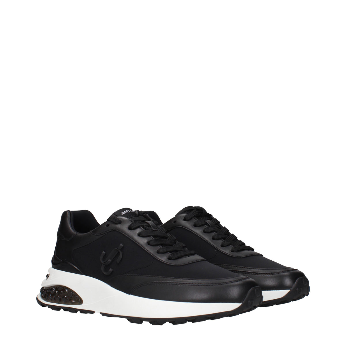 Jimmy Choo Sneakers Men Fabric  Black