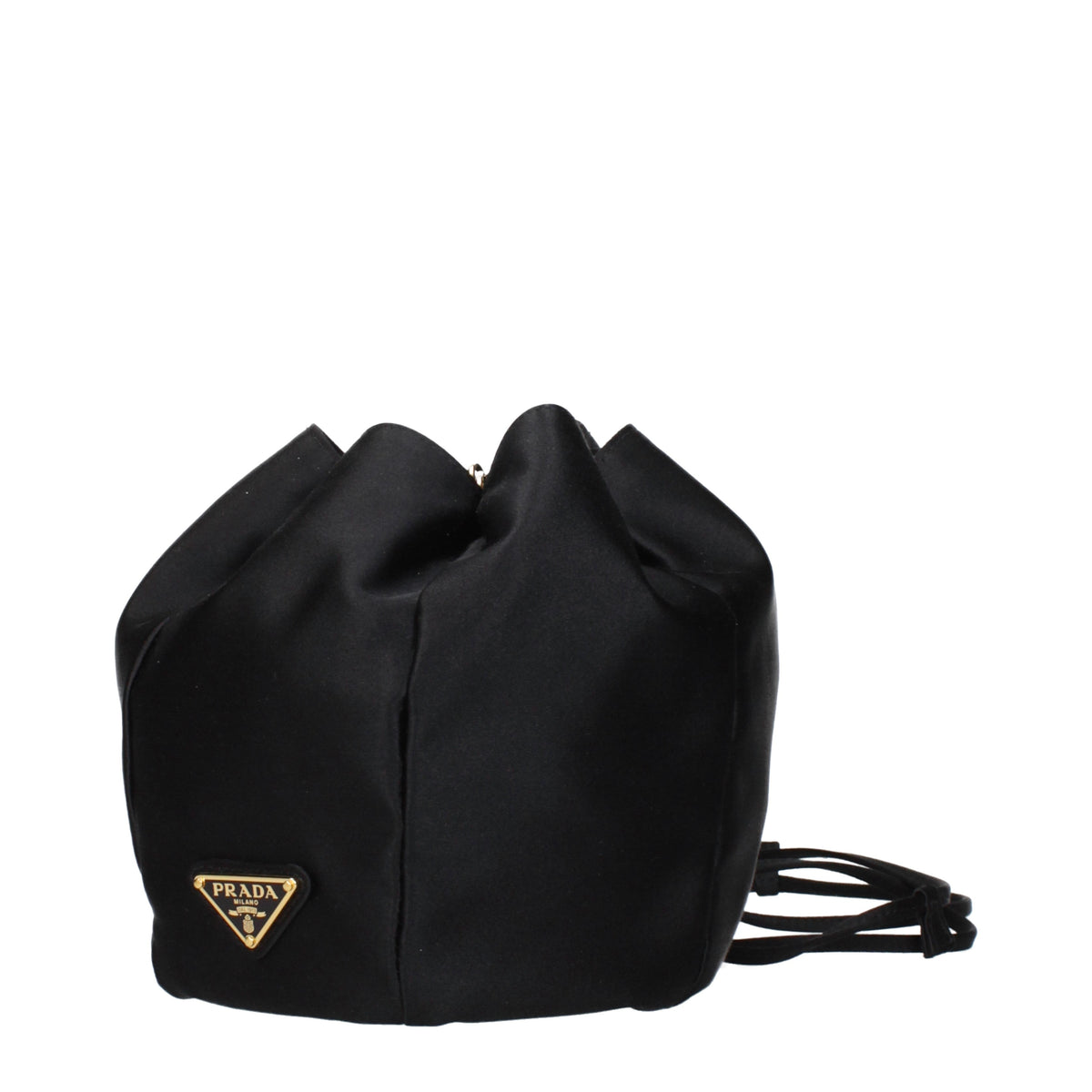 Prada Shoulder Bags Women Satin Black