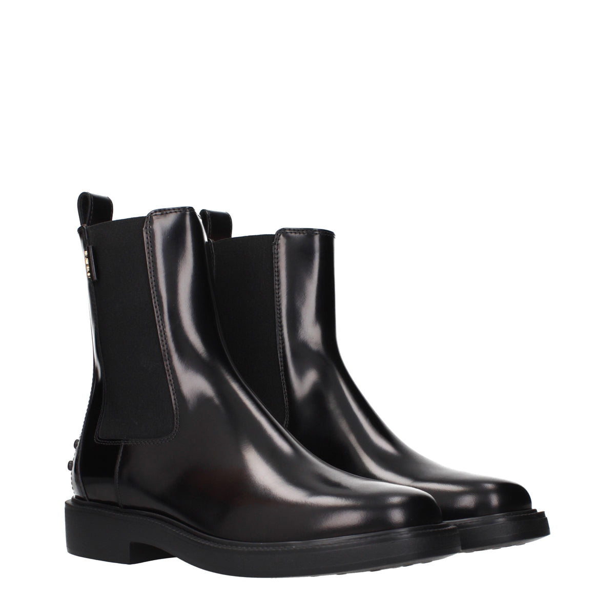 Tod's Ankle Boots Women Leather Black