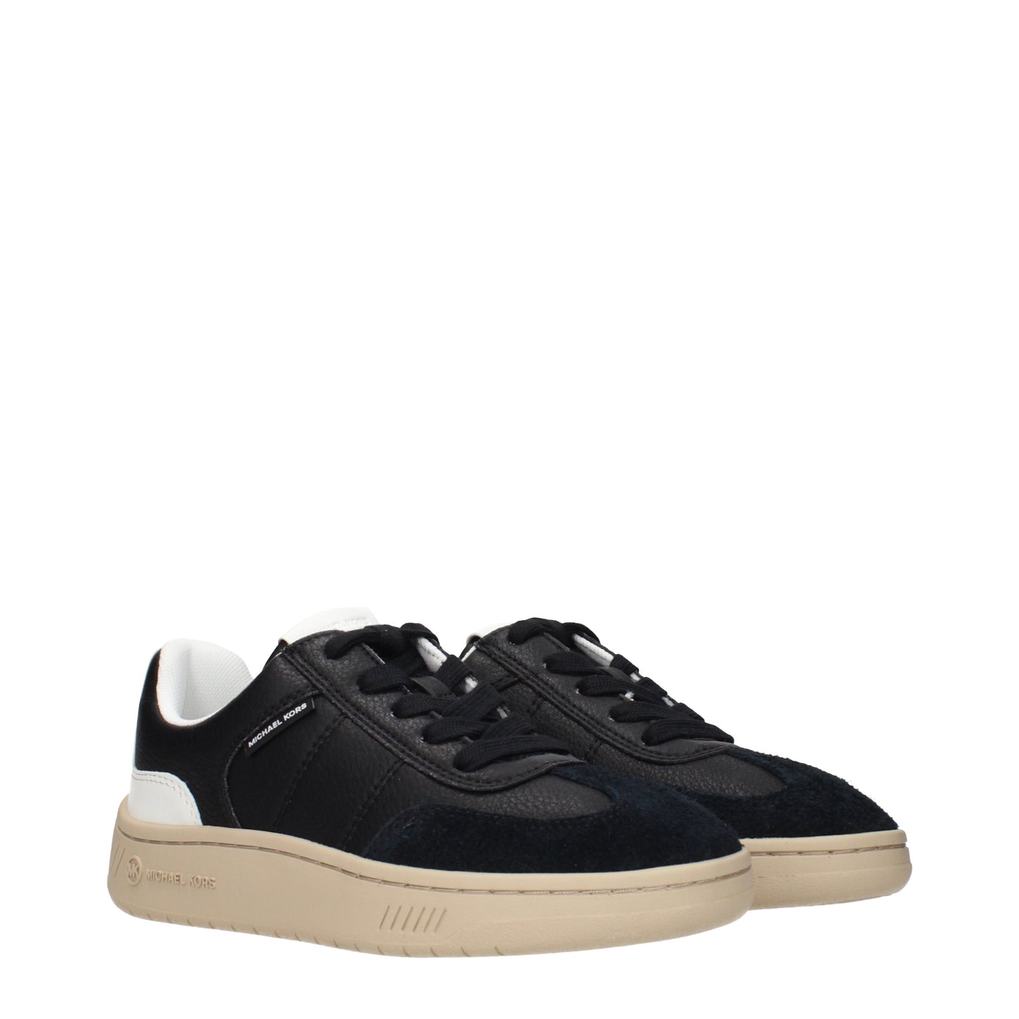 Michael Kors Sneakers Women Leather Black/White