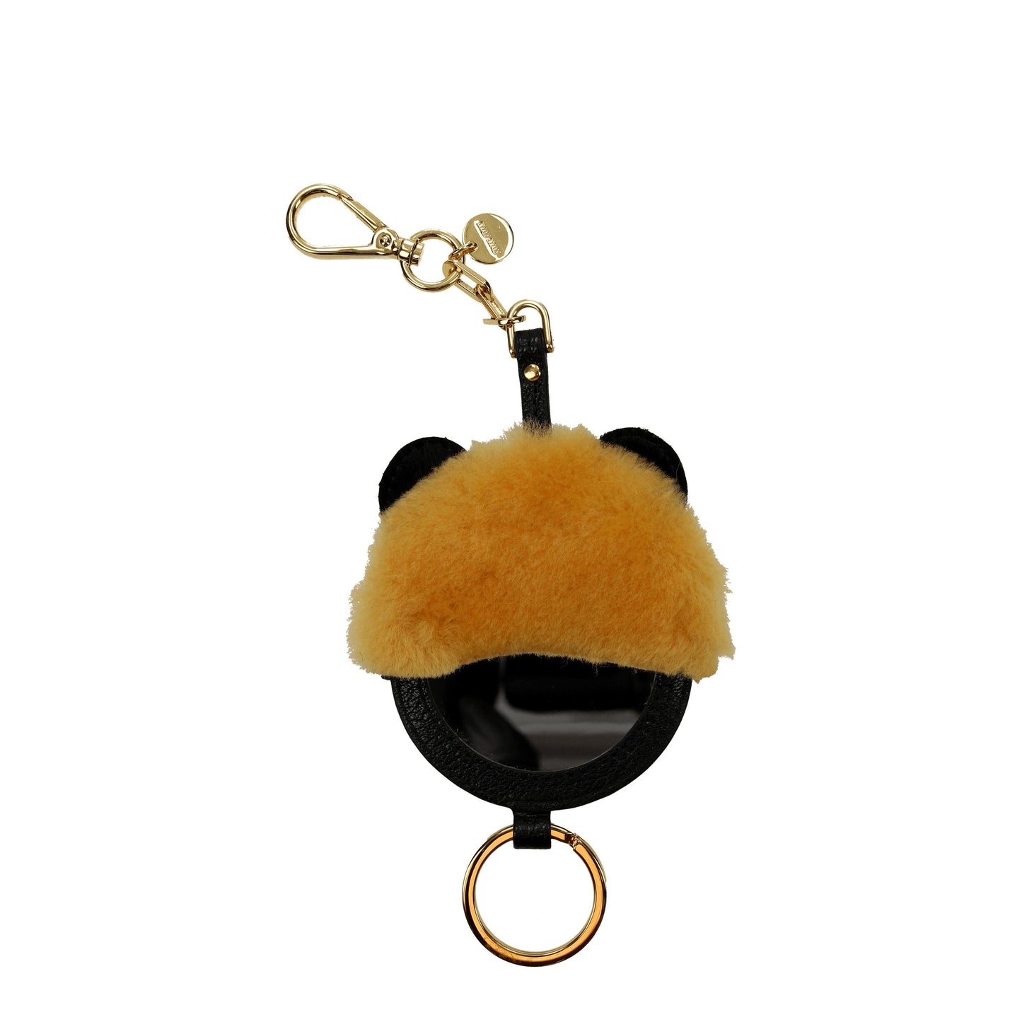 Miu Miu Keychain Women Fur  Black