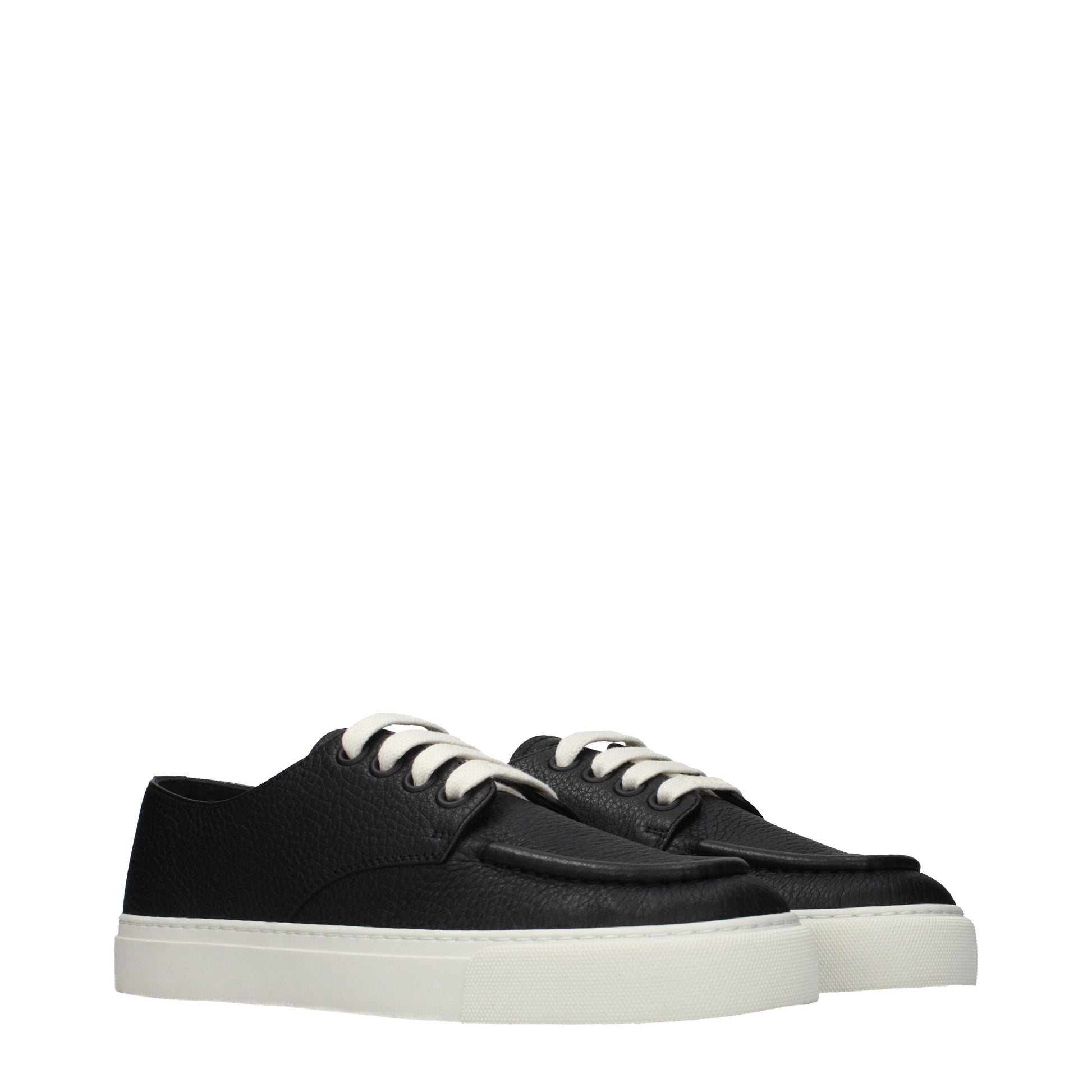 Prada Sneakers Men Leather Black